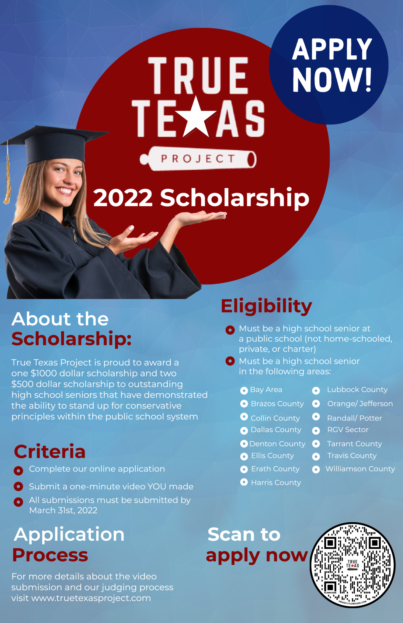 Scholarship Flyer (4) - True Texas Project