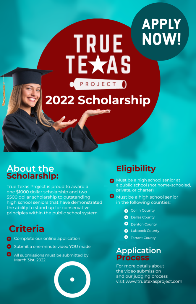 Scholarship Flyer - True Texas Project