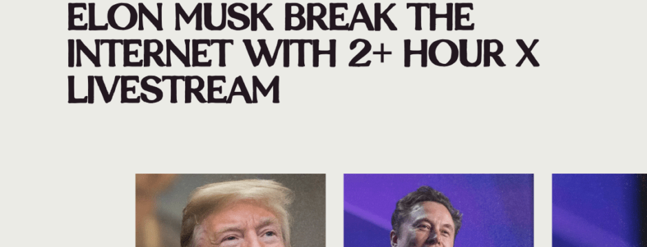 President Trump and Elon Musk Break the Internet with 2+ Hour X Livestream